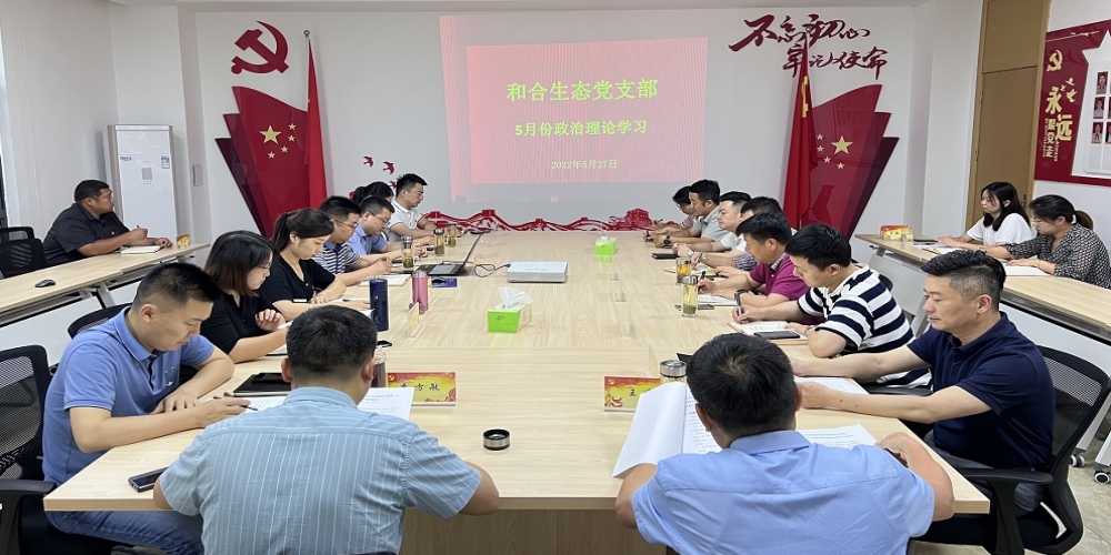 和合生態(tài)黨支部組織開展5月份政治理論學(xué)習